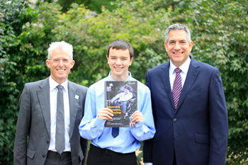 L-R Robert Longley-Cook Gavin Bashar and William 